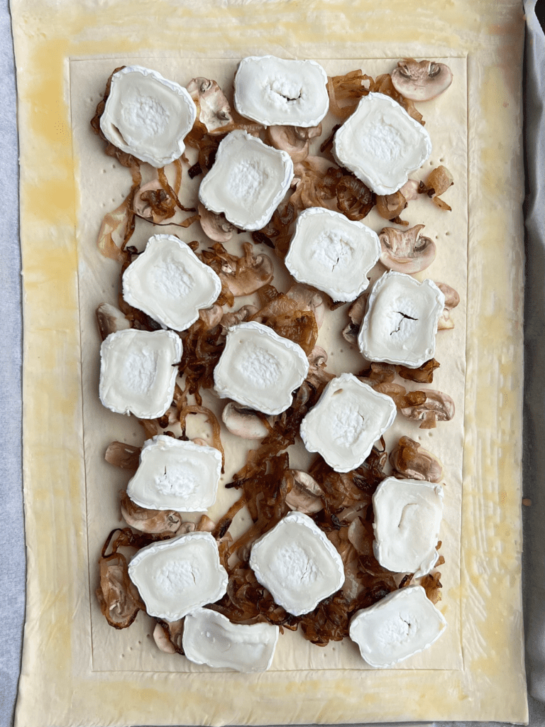 Caramelised Onion Goats Cheese Tart
