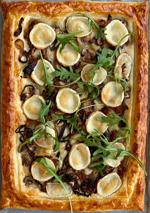 Caramelised Onion Goats Cheese Tart