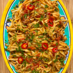 chilli crab linguine