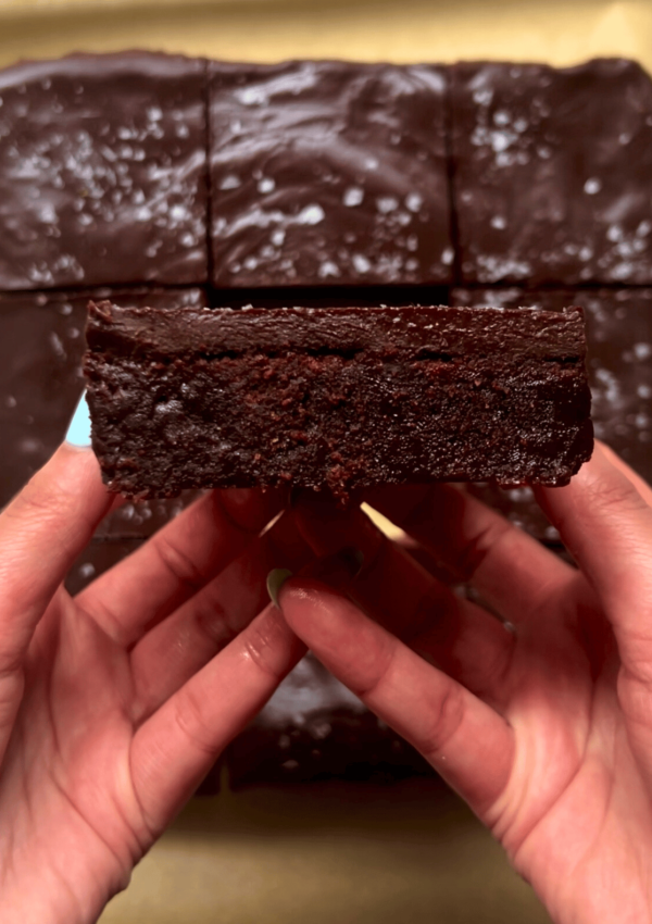 sea salt brownies