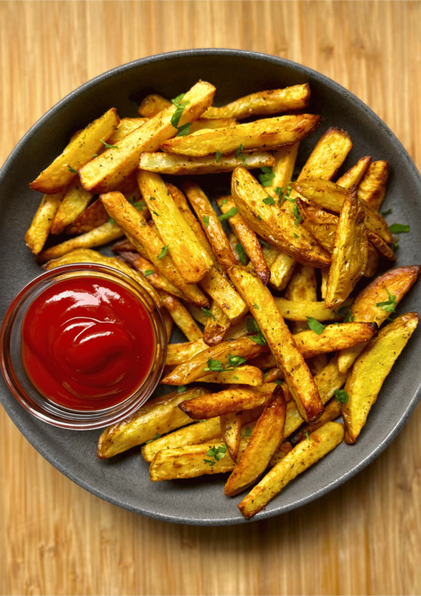 baked homemade french fries